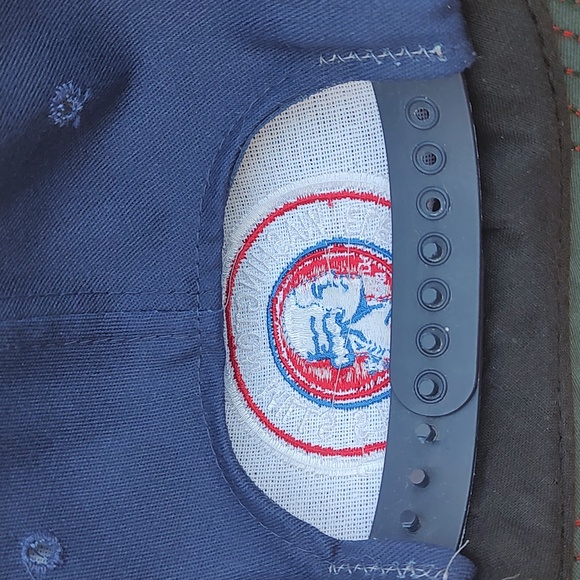 Vtg Washington Mills Electro Minerals Embroidered Snapback Hat Cap Made in USA - Picture 5 of 10